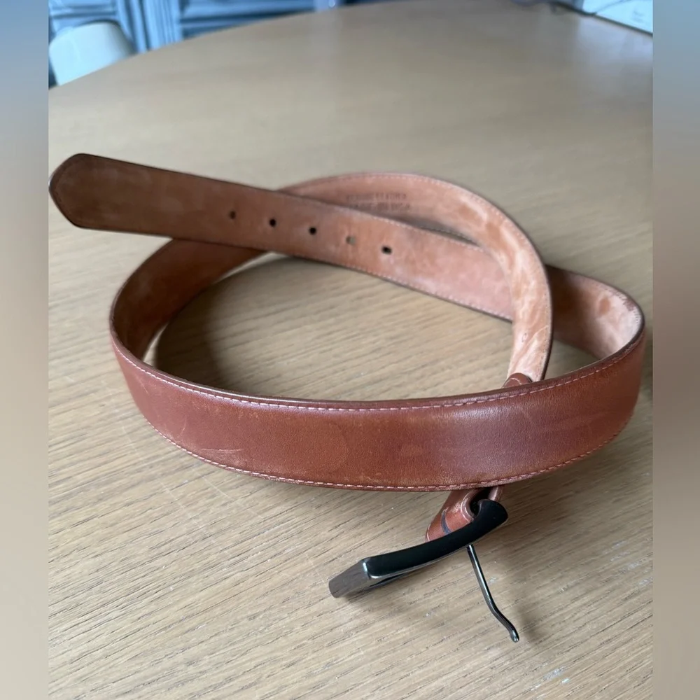W. KLEINBERG Smooth Leather 1.5” Belt Size 40